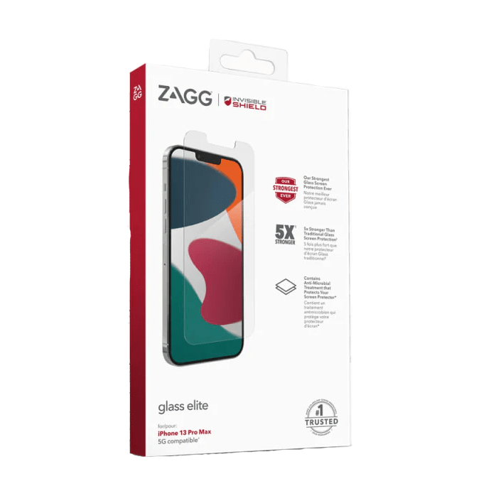 ZAGG InvisibleShield Glass Elite Screen Protector for Apple iPhone 13 Pro Max - ReDial ZAGG InvisibleShield Glass Elite Screen Protector for Apple iPhone 13 Pro Max - ReDial